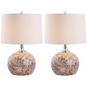 Safavieh Nikki 22.5-inch H Shell Table Lamp - Set of 2 -  Cream/White (LIT4109A-SET2)