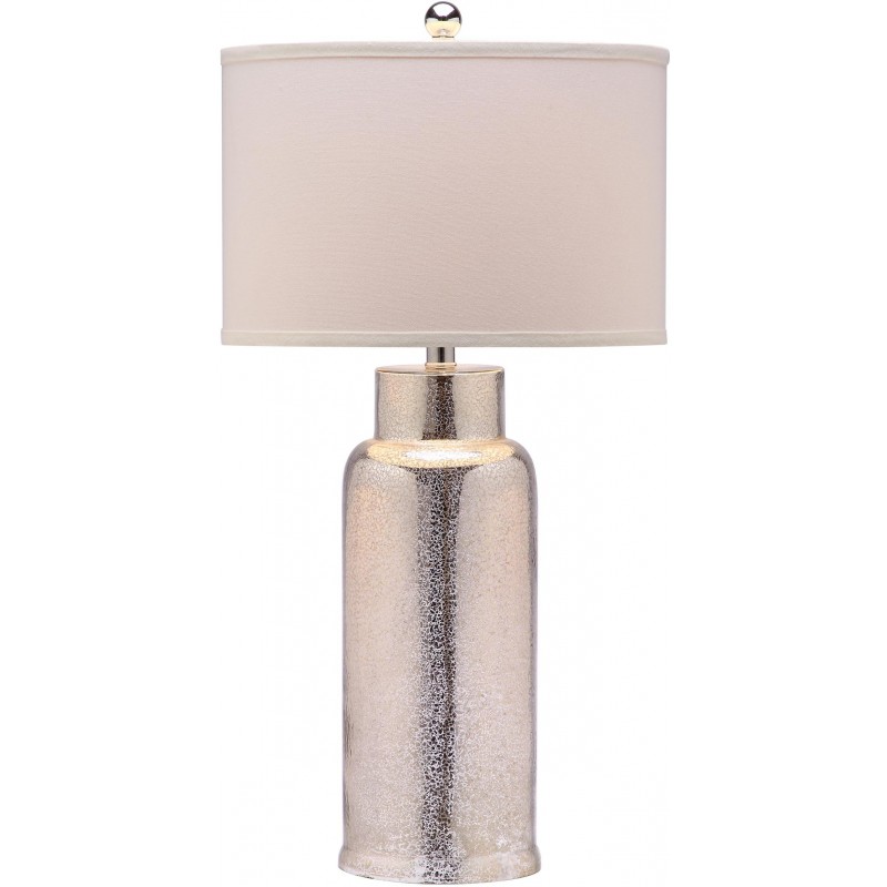 Safavieh Bottle 29-Inch H Glass Table Lamp - Set of 2 - Ivory/Silver & Off-white (LIT4157D-SET2)