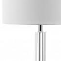 Safavieh Tyrone 27-inch H Crystal Column Lamp Set of 2 - Clear/Off-White (LIT4116A-SET2)