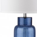 Safavieh Bottle 29-Inch H Glass Table Lamp - Set of 2 - Blue/Off-white (LIT4157C-SET2)