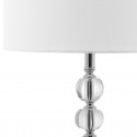 Safavieh Victoria 25-inch H Crystal Ball Lamp - Set of 2 - Clear/Off-white (LIT4119A-SET2)