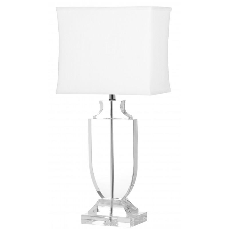 Safavieh Deirdre 28-inch H Crystal Urn Lamp - Clear/Off-White (LIT4122A)