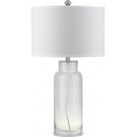 Safavieh Bottle 29-Inch H Glass Table Lamp - Set of 2 - Clear/Off-white (LIT4157B-SET2)