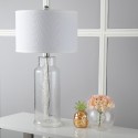 Safavieh Bottle 29-Inch H Glass Table Lamp - Set of 2 - Clear/Off-white (LIT4157B-SET2)