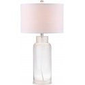 Safavieh Bottle 29-Inch H Glass Table Lamp - Set of 2 - Clear/Off-white (LIT4157B-SET2)