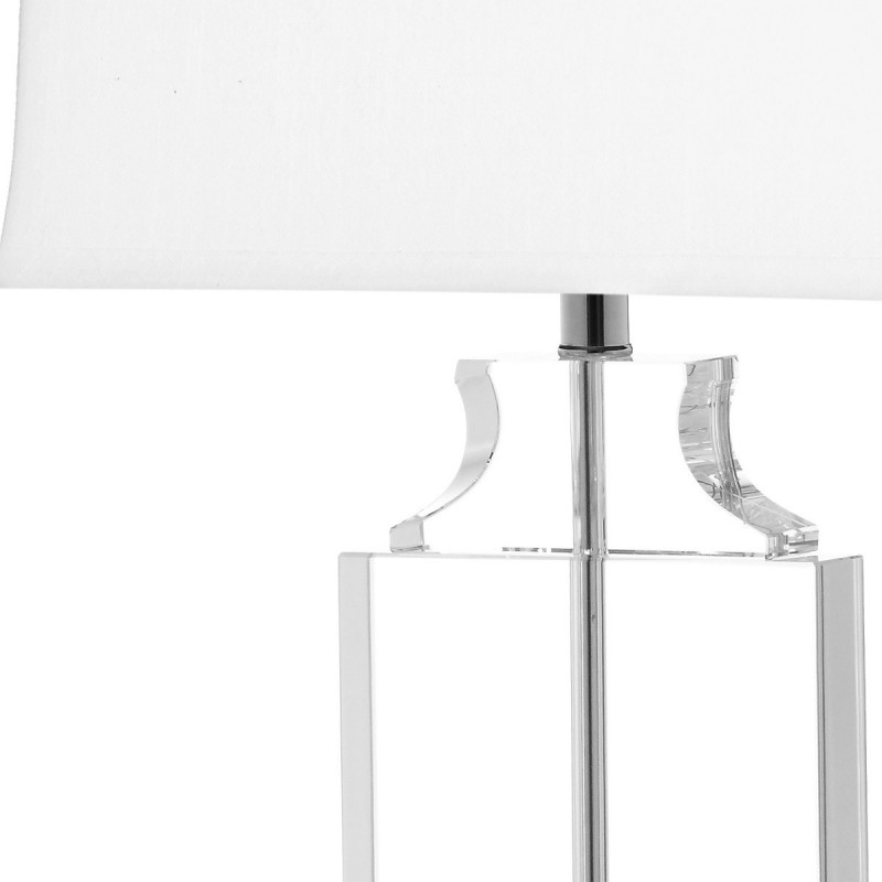 Safavieh Deirdre 28-inch H Crystal Urn Lamp - Clear/Off-White (LIT4122A)