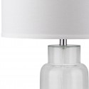 Safavieh Bottle 29-Inch H Glass Table Lamp - Set of 2 - Clear/Off-white (LIT4157B-SET2)