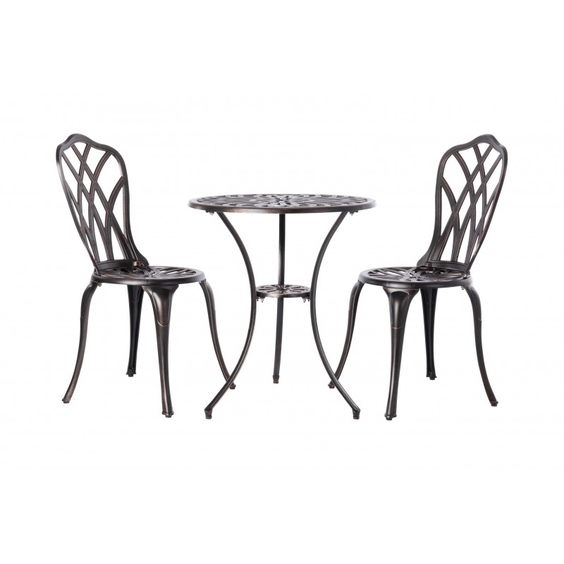 Fire Sense Theon Antique Bronze 3pc Bistro Set (62696)