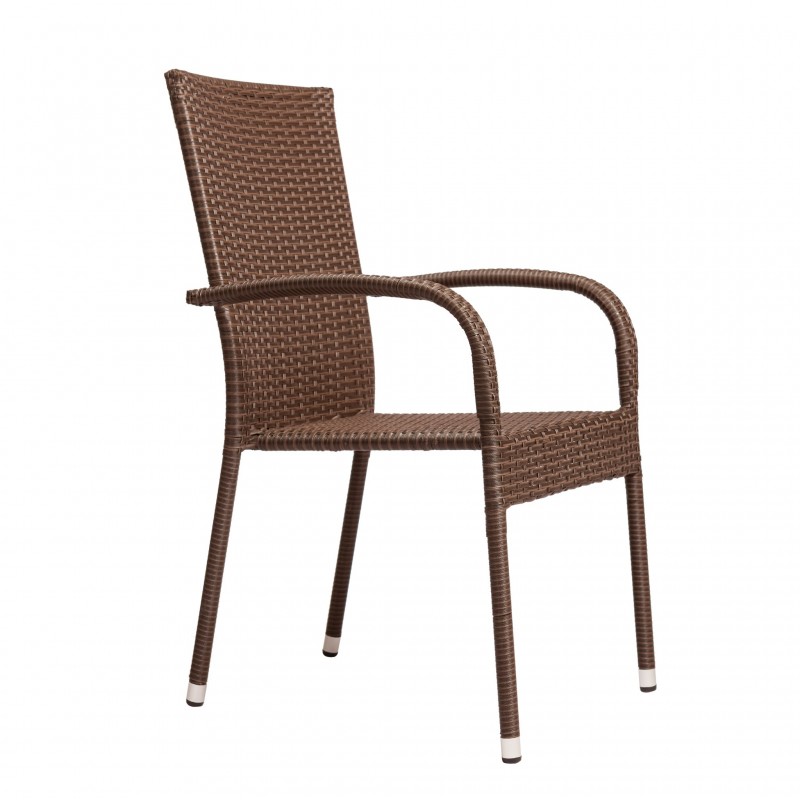 Patio Sense Morgan Outdoor Wicker Chair 4-Pack (62664)