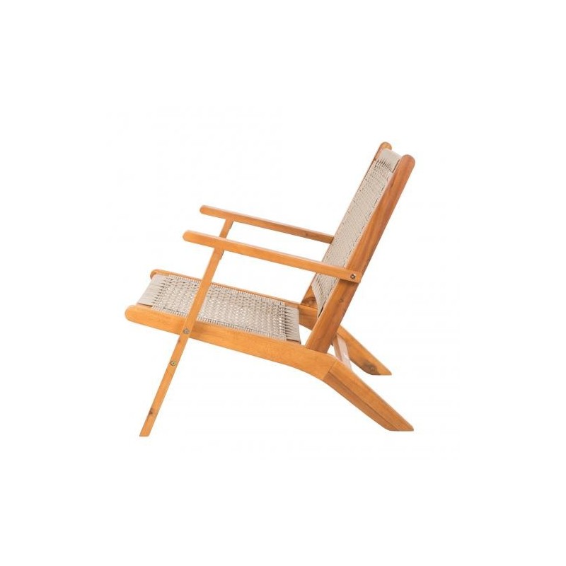 Patio Sense Vega Natural Stain Outdoor Chair (62773)