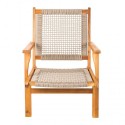 Patio Sense Vega Natural Stain Outdoor Chair (62773)