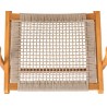 Patio Sense Vega Natural Stain Outdoor Chair (62773) Patio Sense Vega Natural Stain Outdoor Chair (62773)