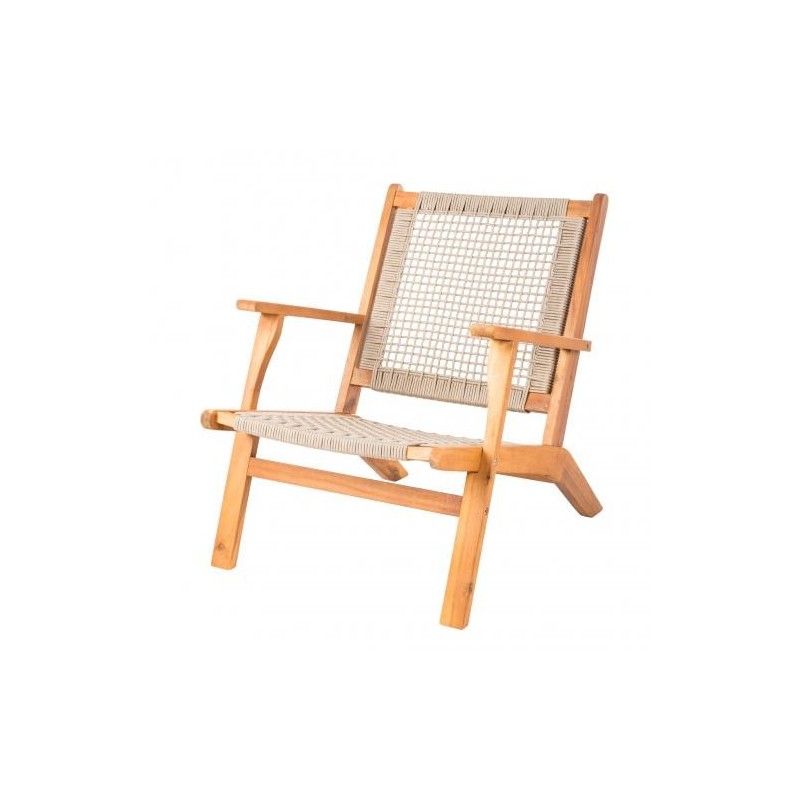 Patio Sense Vega Natural Stain Outdoor Chair (62773)