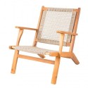 Patio Sense Vega Natural Stain Outdoor Chair (62773) Patio Sense Vega Natural Stain Outdoor Chair (62773)