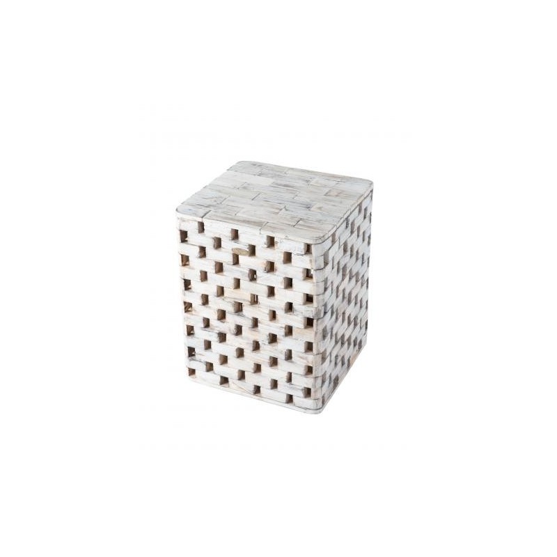 Patio Sense Maya Square Garden Stool (62731)