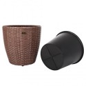 Patio Sense Tondo 2-Piece Wicker Planter Set (62780)