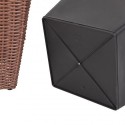 Patio Sense Piazza 2-Piece Wicker Planter Set (62781)