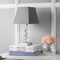 Safavieh Avalon 17.25-inch H Deco Crystal Lamp Set of 2 - Clear/Light Grey (LIT4128A-SET2)