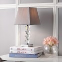 Safavieh Avalon 17.25-inch H Deco Crystal Lamp Set of 2 - Clear/Light Grey (LIT4128A-SET2)