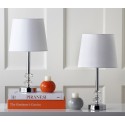 Safavieh Ashford 16-inch H Crystal Orb Lamp - Set of 2 - Clear/Off-white (LIT4131C-SET2)
