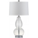 Safavieh Mercurio 28.5-Inch H Double Gourd Lamp Set of 2 - Clear/Off-White (LIT4155B-SET2)