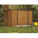 Euro Dallas (Woodridge) 10'x12' Steel Storage Shed