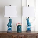 Safavieh Foo 28.5-inch H Dog Table Lamp - Blue/Off-White - Set Of 2 (LIT4137A-SET2)