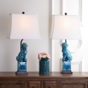 Safavieh Foo 28.5-inch H Dog Table Lamp - Blue/Off-White - Set Of 2 (LIT4137A-SET2)