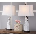 Safavieh Foo 28.5-inch H Dog Table Lamp - Set Of 2 - White/Off-White (LIT4137B-SET2)
