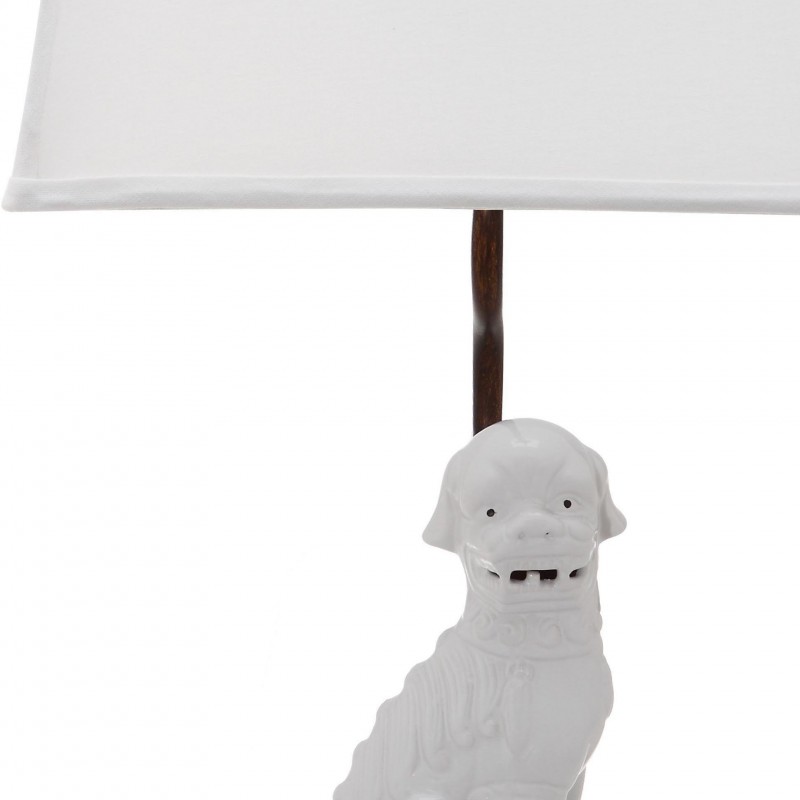 Safavieh Foo 28.5-inch H Dog Table Lamp - Set Of 2 - White/Off-White (LIT4137B-SET2)