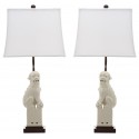 Safavieh Foo 28.5-inch H Dog Table Lamp - Set Of 2 - Cream/Off-White