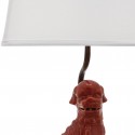 Safavieh Foo 28.5-inch H Dog Table Lamp - Set Of 2 - Red/Off-White (LIT4137D-SET2)