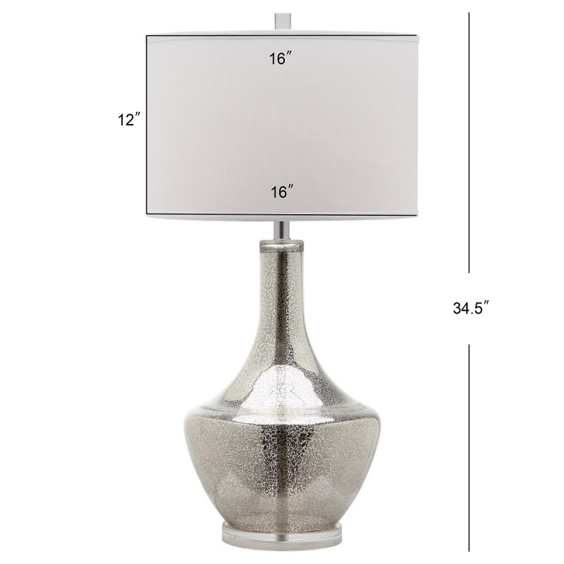 Safavieh Mercury 34.5-inch H Table Lamp - Ivory/Silver & Off-white (LIT4141A)