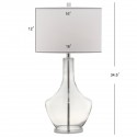 Safavieh Mercury 34.5-inch H Table Lamp - Clear/Off-white (LIT4141D)