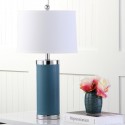 Safavieh Leather 25-inch H Column Table Lamp - Set of 2 - Light Blue (LIT4144B-SET2)