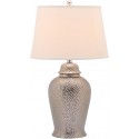 Safavieh Sterling 27.5-inch H Ginger Jar Lamp - Set of 2 - Silver/Offwhite (LIT4147A-SET2)