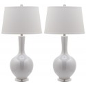 Safavieh Blanche 32-inch H Gourd Lamp - Set of 2 - White/Off-white (LIT4148B-SET2)