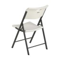 Lifetime 4-Pack Light Commercial Folding Chairs - Almond (480625)