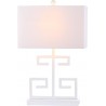 Safavieh Greek Key 25-inch H Table Lamp Set of 2 - White (LIT4160A-SET2) Safavieh Greek Key 25-inch H Table Lamp Set of 2 - White (LIT4160A-SET2)
