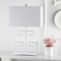 Safavieh Greek Key 25-inch H Table Lamp Set of 2 - White (LIT4160A-SET2) Safavieh Greek Key 25-inch H Table Lamp Set of 2 - White (LIT4160A-SET2)