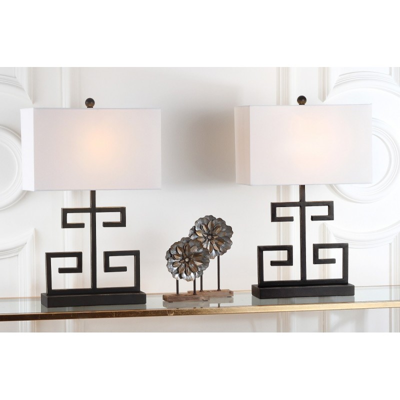 Greek Key 25-inch H Table Lamp