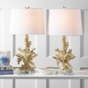 Safavieh Coral Branch 28.5-inch H Table Lamp Set of 2 - Cream (LIT4161A-SET2)