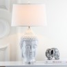 Safavieh Serenity 31-inch H Buddha Table Lamp - Set of 2 - White/Off-white (LIT4162A-SET2) Safavieh Serenity 31-inch H Buddha Table Lamp - Set of 2 - White/Off-white (LIT4162A-SET2)