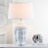 Safavieh Serenity 31-inch H Buddha Table Lamp - Set of 2 - White/Off-white (LIT4162A-SET2) Safavieh Serenity 31-inch H Buddha Table Lamp - Set of 2 - White/Off-white (LIT4162A-SET2)