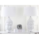 Safavieh Serenity 31-inch H Buddha Table Lamp - Set of 2 - White/Off-white (LIT4162A-SET2)