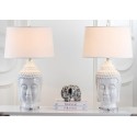 Safavieh Serenity 31-inch H Buddha Table Lamp - Set of 2 - White/Off-white (LIT4162A-SET2)
