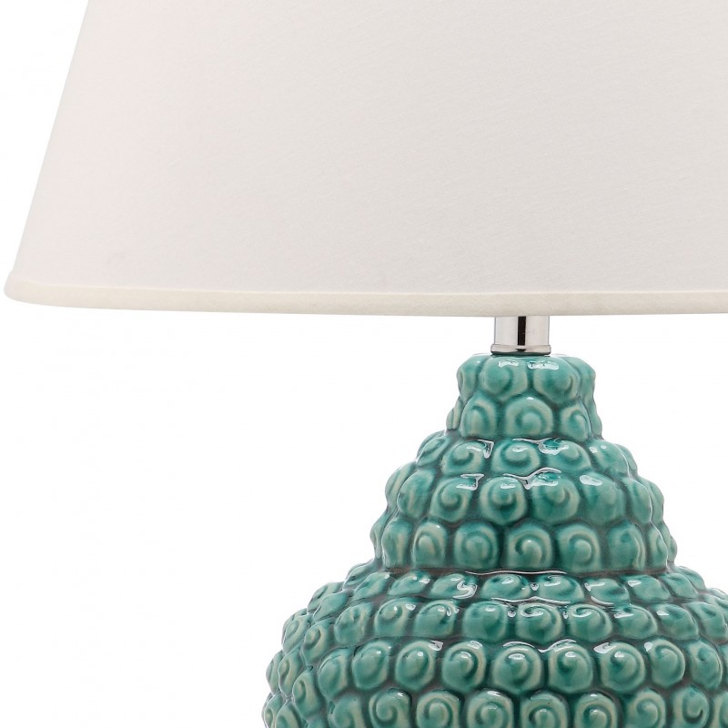 Safavieh Serenity 31-inch H Buddha Table Lamp - Set of 2 - Blue/Off-white (LIT4162B-SET2)