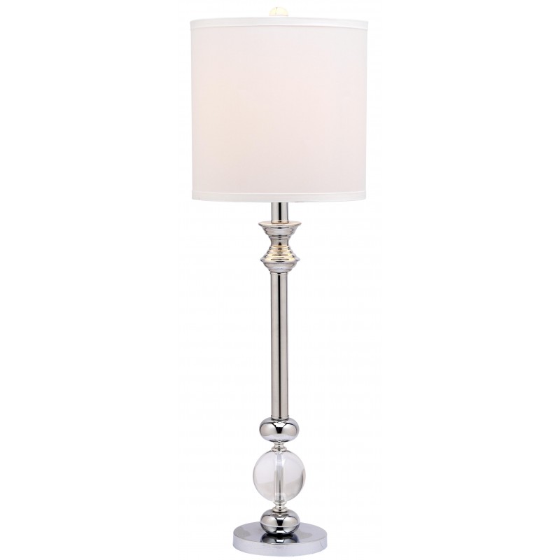 Safavieh Erica 31-inch H Crystal Candlestick Lamp - Set Of 2 - Clear/White (LIT4164A-SET2)