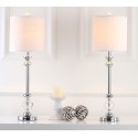 Safavieh Erica 31-inch H Crystal Candlestick Lamp - Set Of 2 - Clear/White (LIT4164A-SET2)