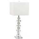 Safavieh Deco 28.5-inch H Crystal Table Lamp Set of 2 - Clear/Off-White (LIT4169A-SET2)